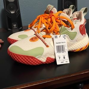 Adidas James Harden Vol.6 Magic Lime                         Size:7Men Size:8Wmn